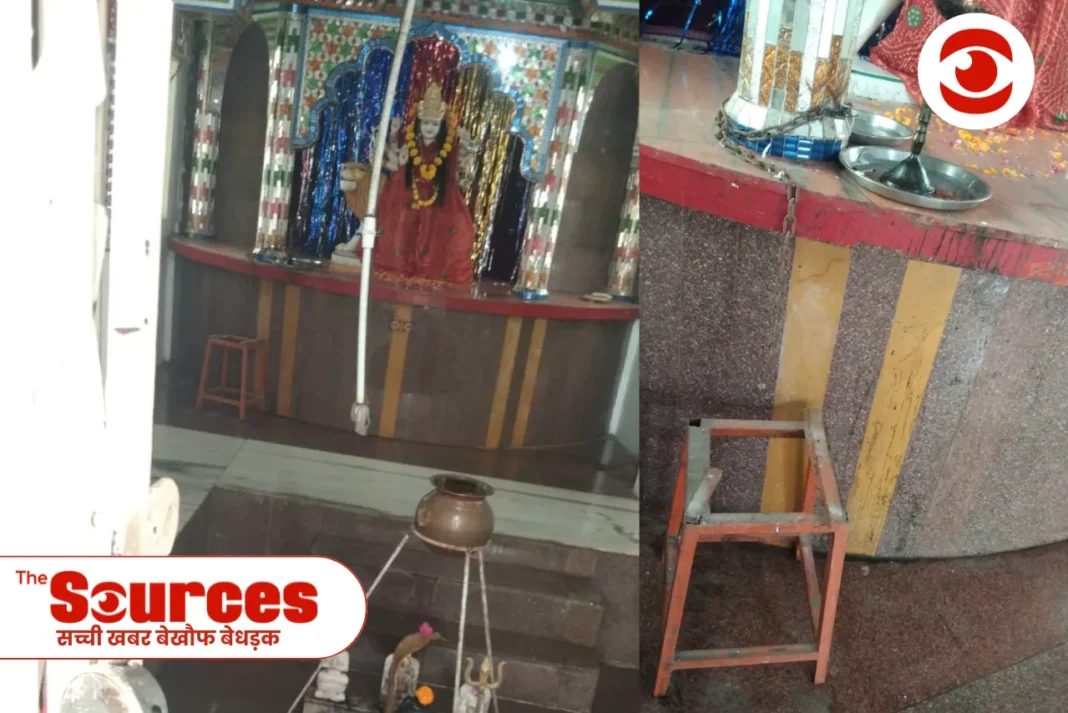 प्राचीन बड़गोंदा बालाजी मंदिर में चोरी,माता मंदिर से दानपेटी और आभूषण चोरी