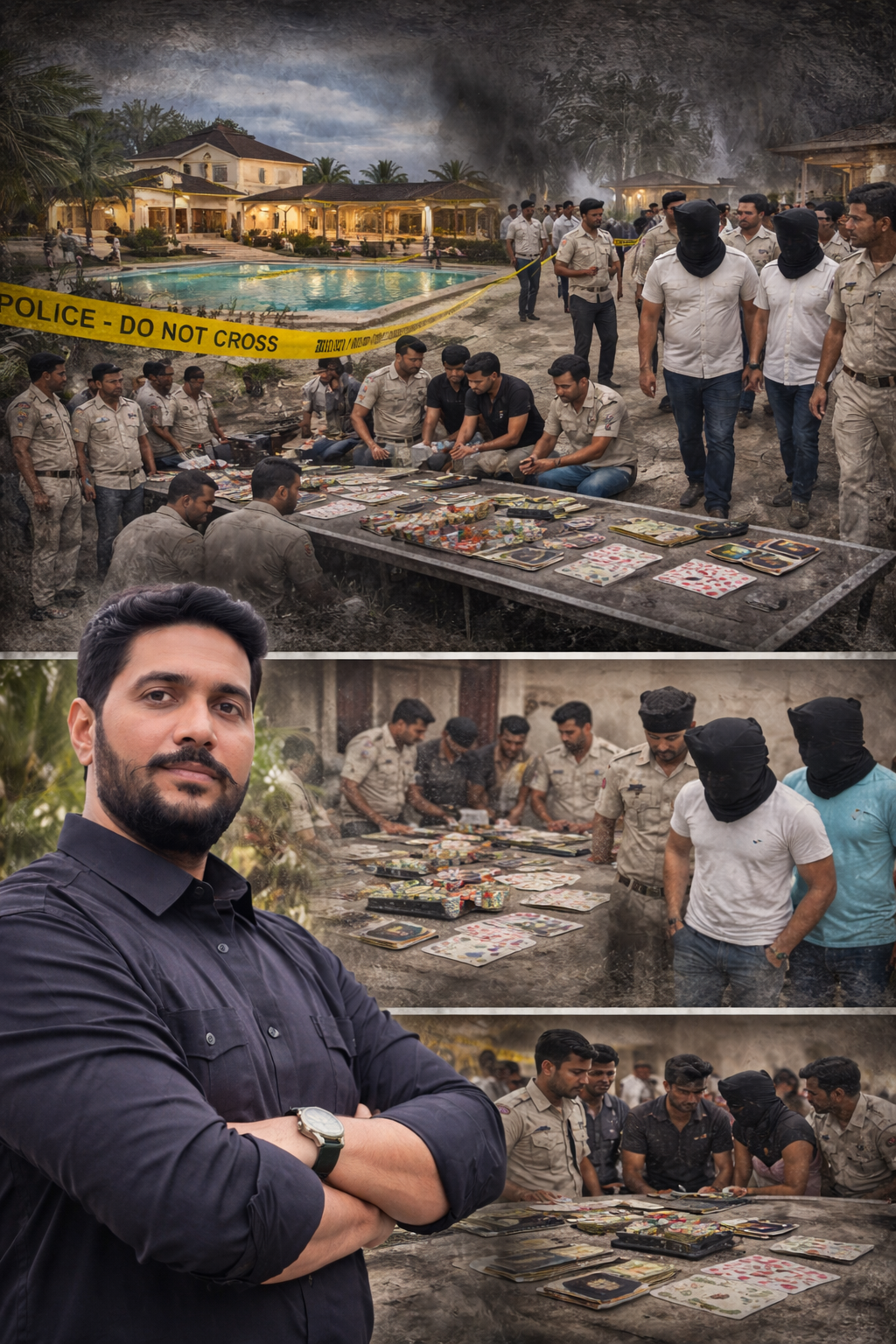 आईएएस के फार्महाउस पर जुआ कांड:पुलिस पूछताछ में सामने आया होटल व्यवसायी का नाम,मुख्य सरगना अब भी फरार